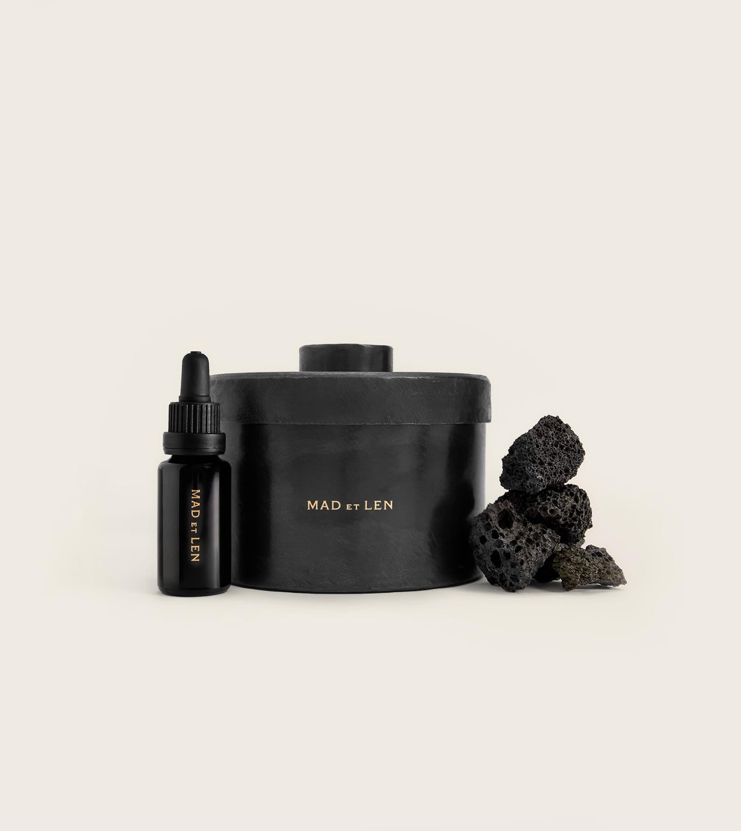 MAD et LEN handcrafted iron box pot pourri signature room scent