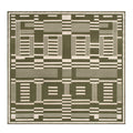 Maison d'Etto Moss Green Stable Scarf, silk twill