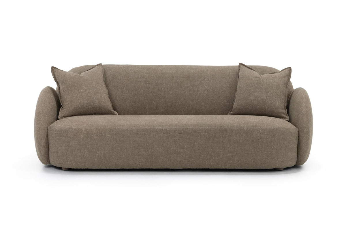 Verellen Chloe Sofa in Pebble Linen Mushroom