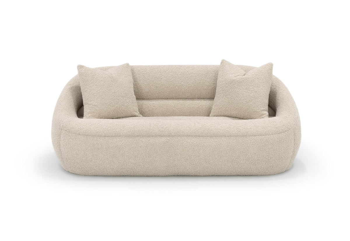Verellen Micah condo sofa in Angelina Linen