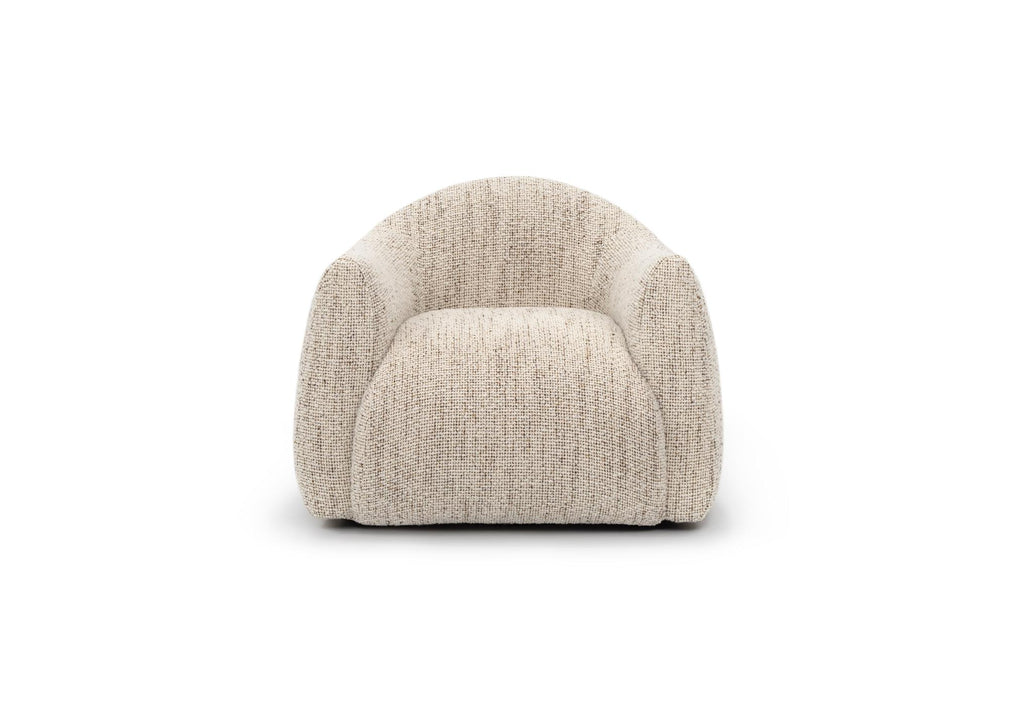 Verellen Mina swivel club chair in Frioquitos Camel