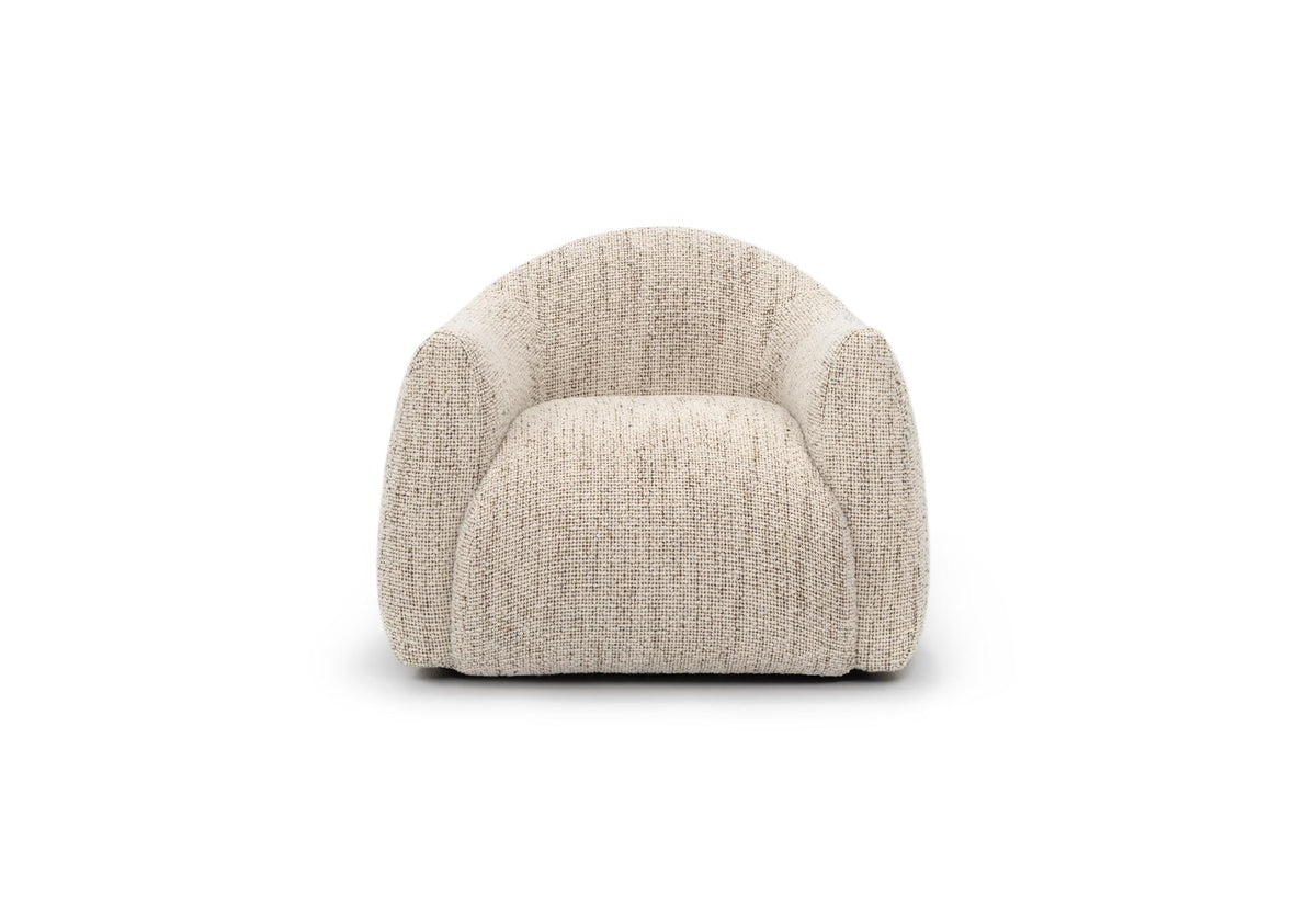 Verellen Mina swivel club chair in Frioquitos Camel