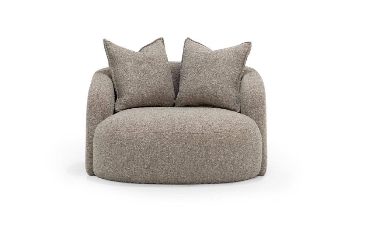 Verellen Theo mini chaise in Berber Linen Driftwood