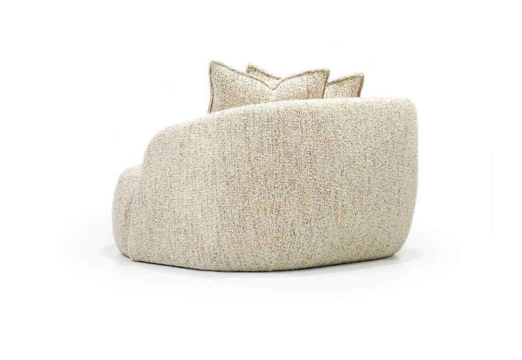Verellen Theo mini chaise in Berber Linen Driftwood