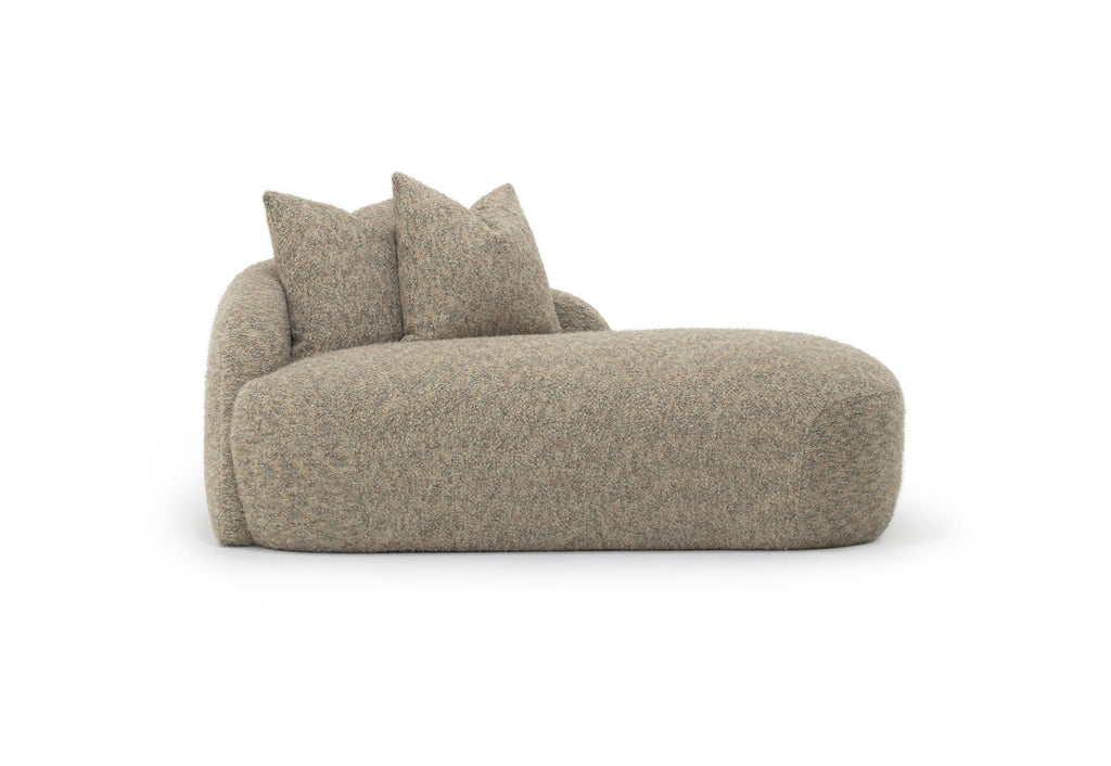 Verellen Theo RAF chaise in Rumba Flax