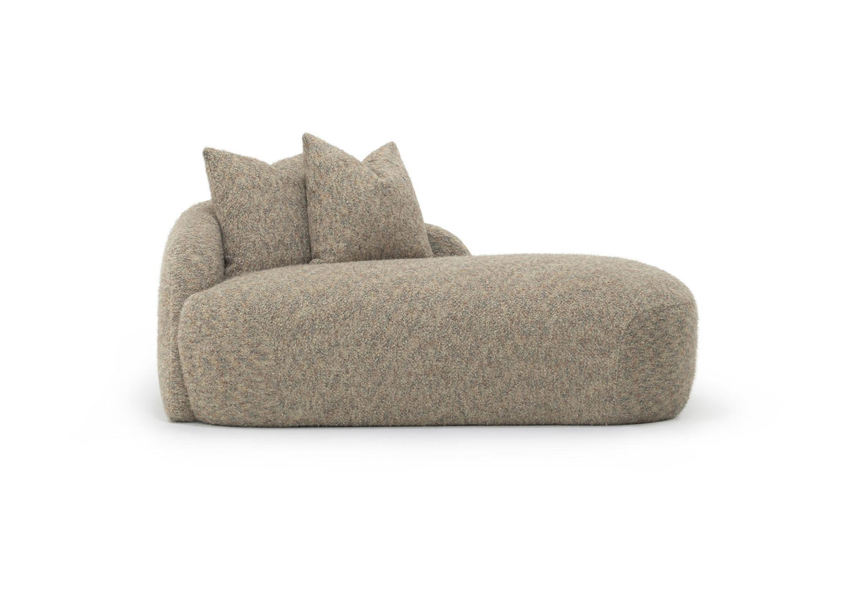 Verellen Theo RAF chaise in Rumba Flax
