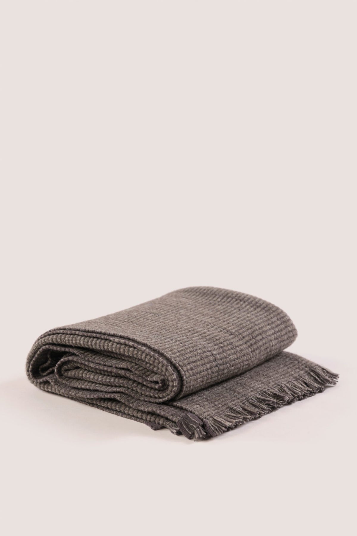 Teixidors Tile Throw — merino wool and hand-combed baby yak, John Pawson