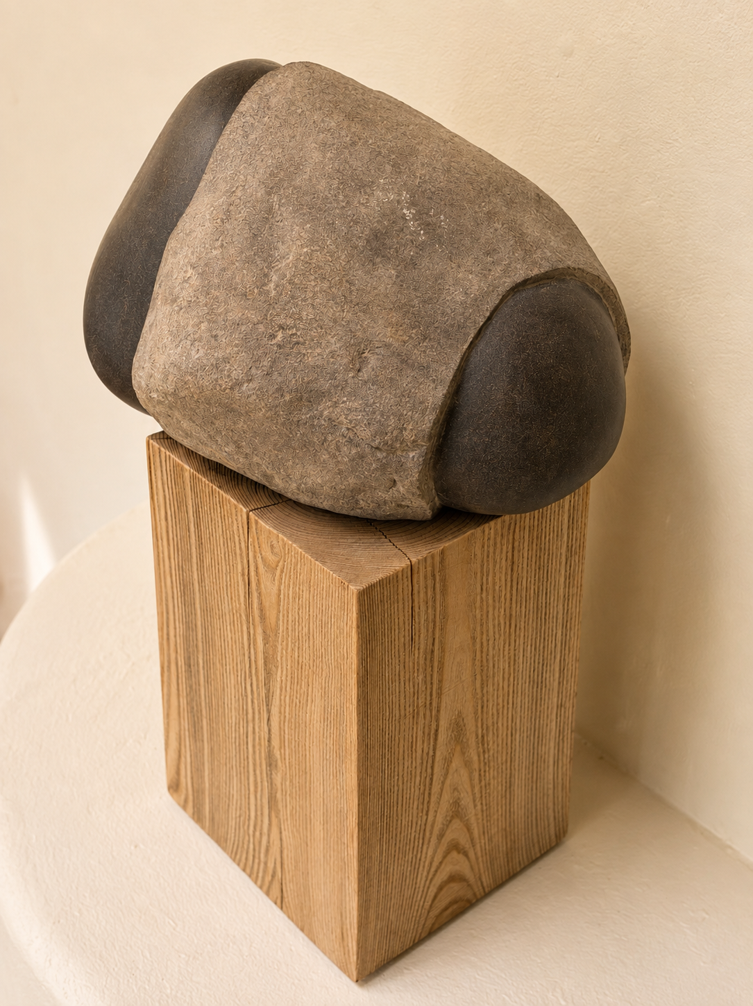 JOSHUA VOGEL | LARGE GRAY ERRATIC, CATALPA BASE