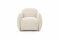Verellen Blake swivel chair in muslin