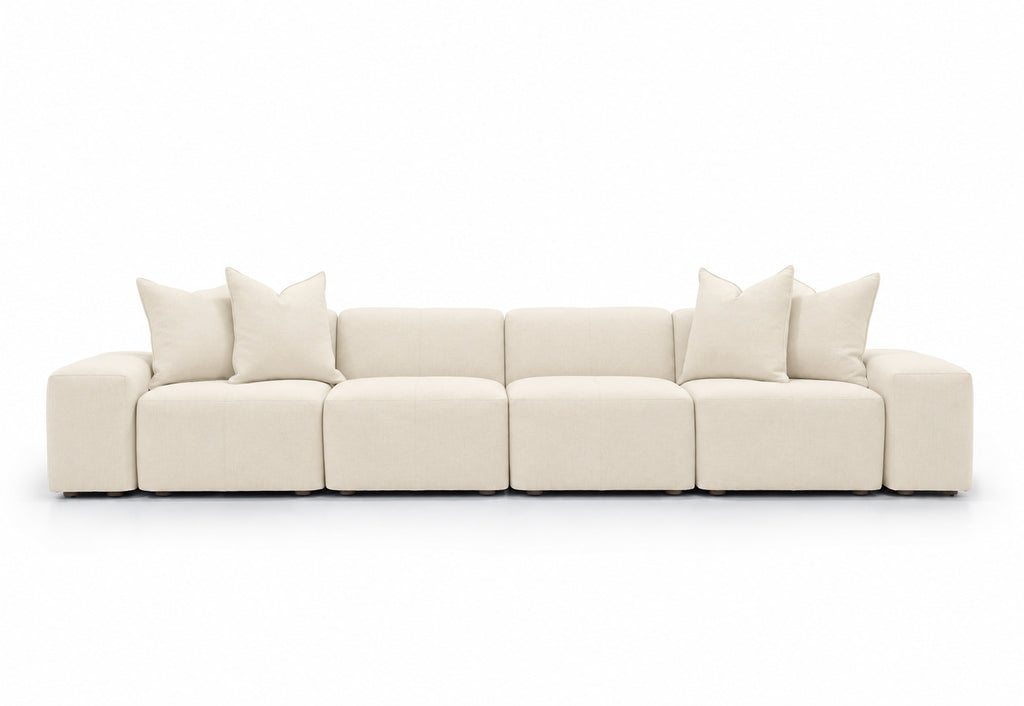 Verellen Bruno modular sectional in muslin