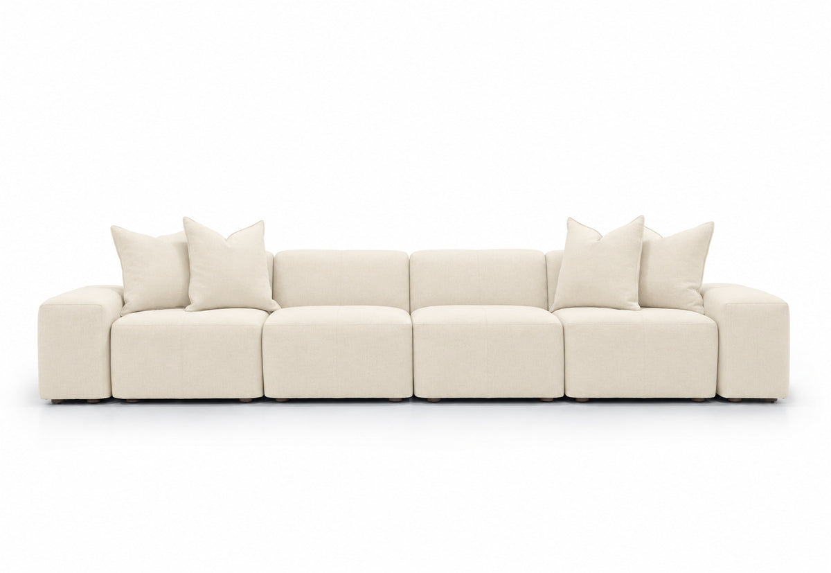 Verellen Bruno modular sectional in muslin