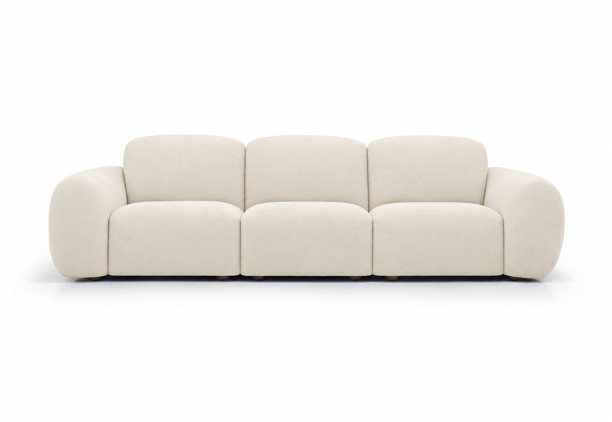 Verellen Diego modular sectional in muslin