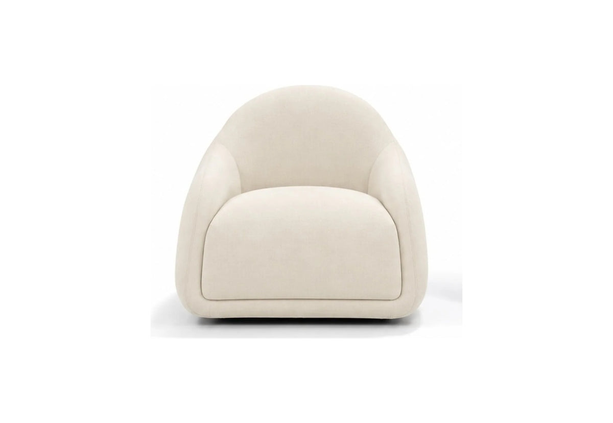 Verellen Eloise club chair in muslin