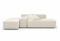 Verellen Fritz modular sectional in muslin