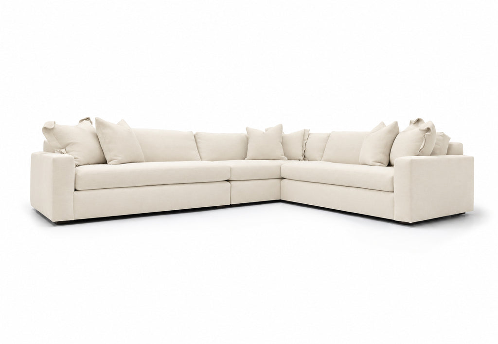Verellen Gregory modular sectional in muslin