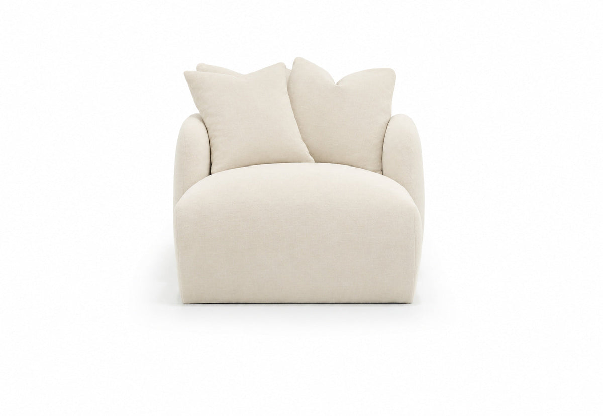 Verellen Milo chaise in muslin
