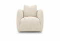 Verellen Milo swivel club chair in muslin