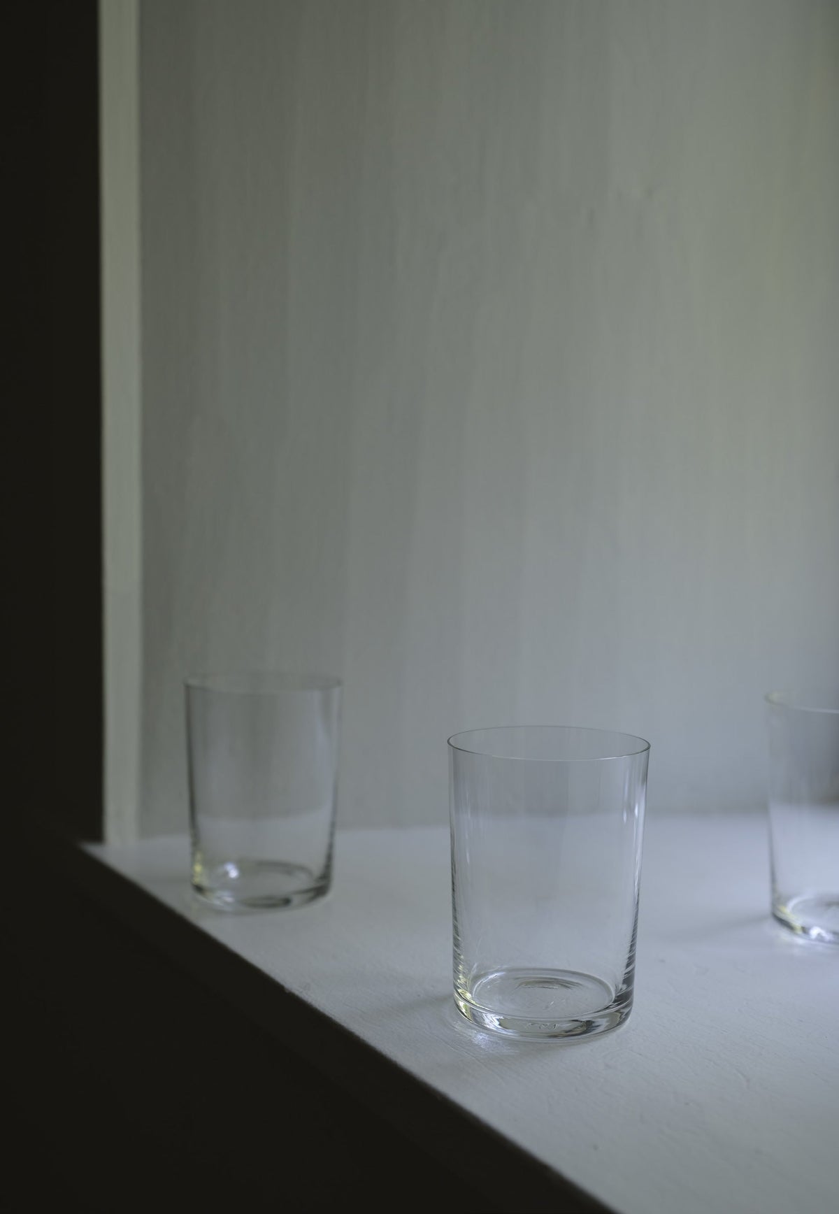 Deborah Ehrlich Simple crystal water glasses