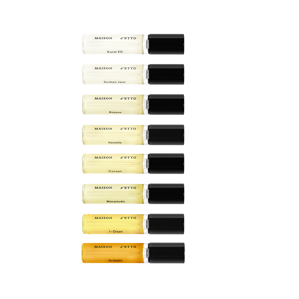 Maison d'Etto Discovery Set, eight fragrance vials